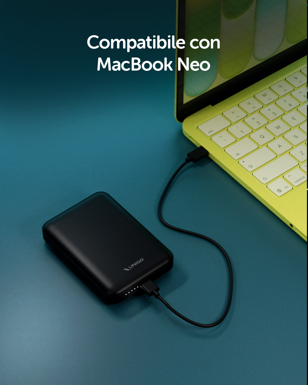 Power Bank 10.000 mAh Power Flux, compatibile MagSafe e con porta USB-C 20W
