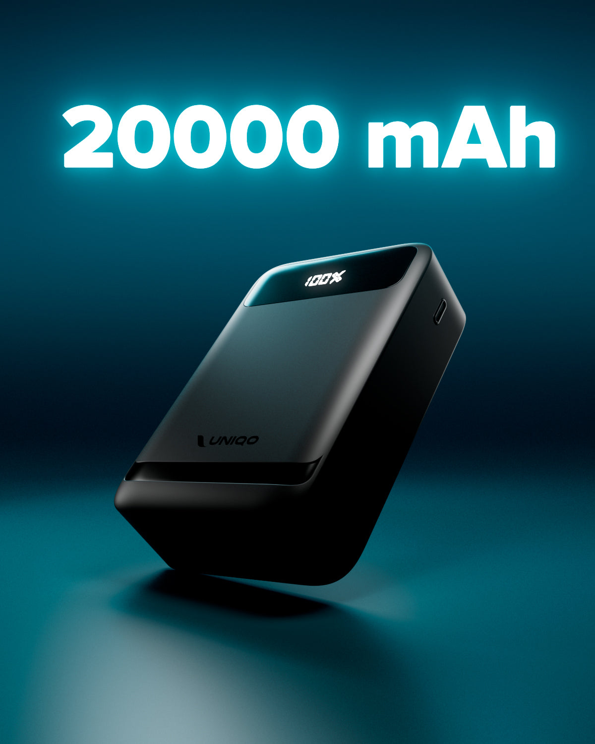Power bank 20000 mAh con pantalla LCD, USB-C 20W Power Delivery y USB-A 22,5W AFC