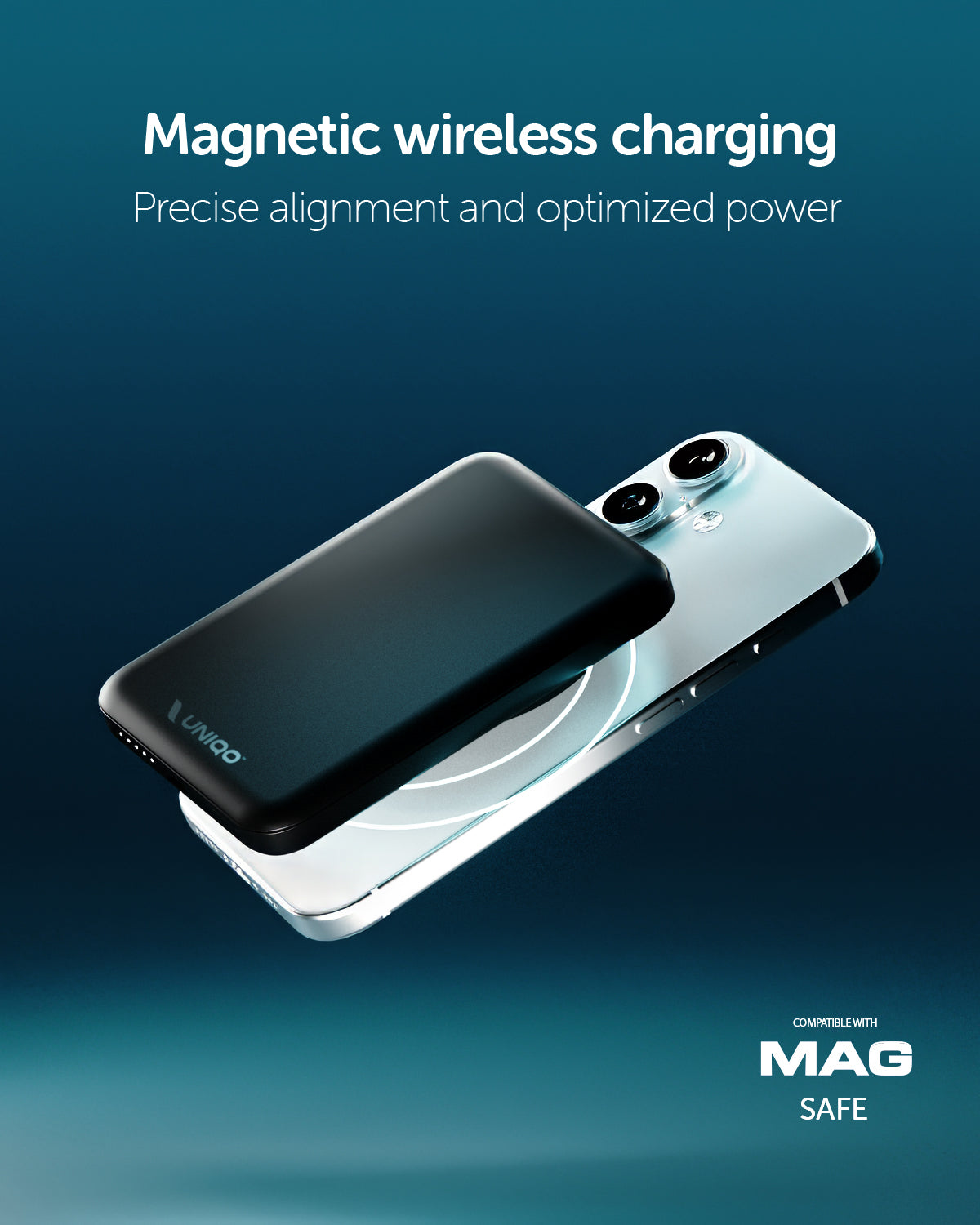 Power Bank 5000 mAh Power Flux compatibile MagSafe e con porta USB-C 20W