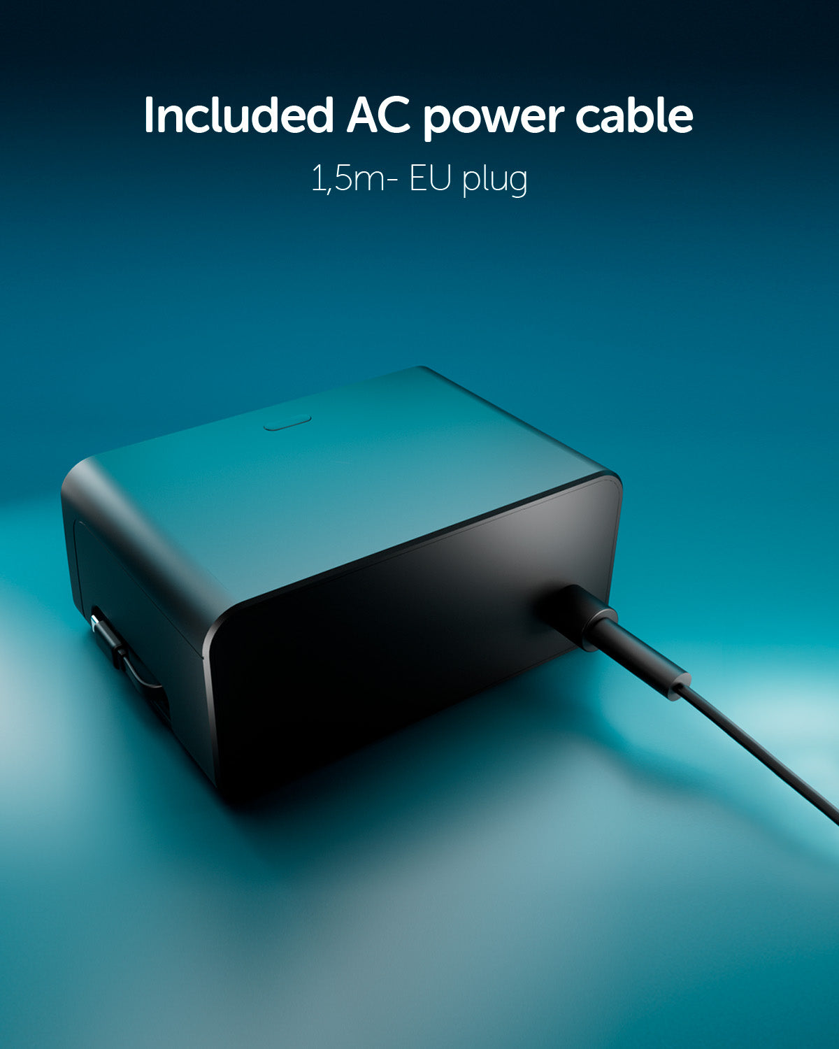 Stazione di ricarica 240W con 2 cavi USB-C retrattili e 4 porte