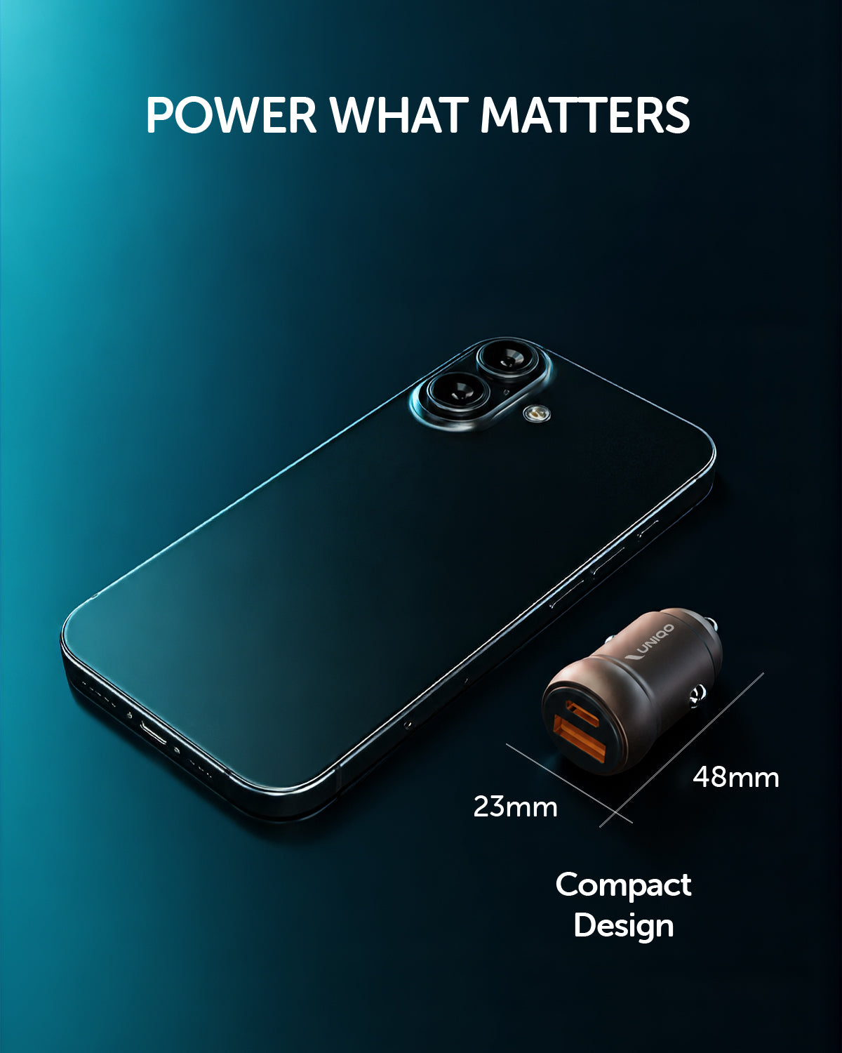 Caricatore auto USB-C e USB-A 30W Power Delivery