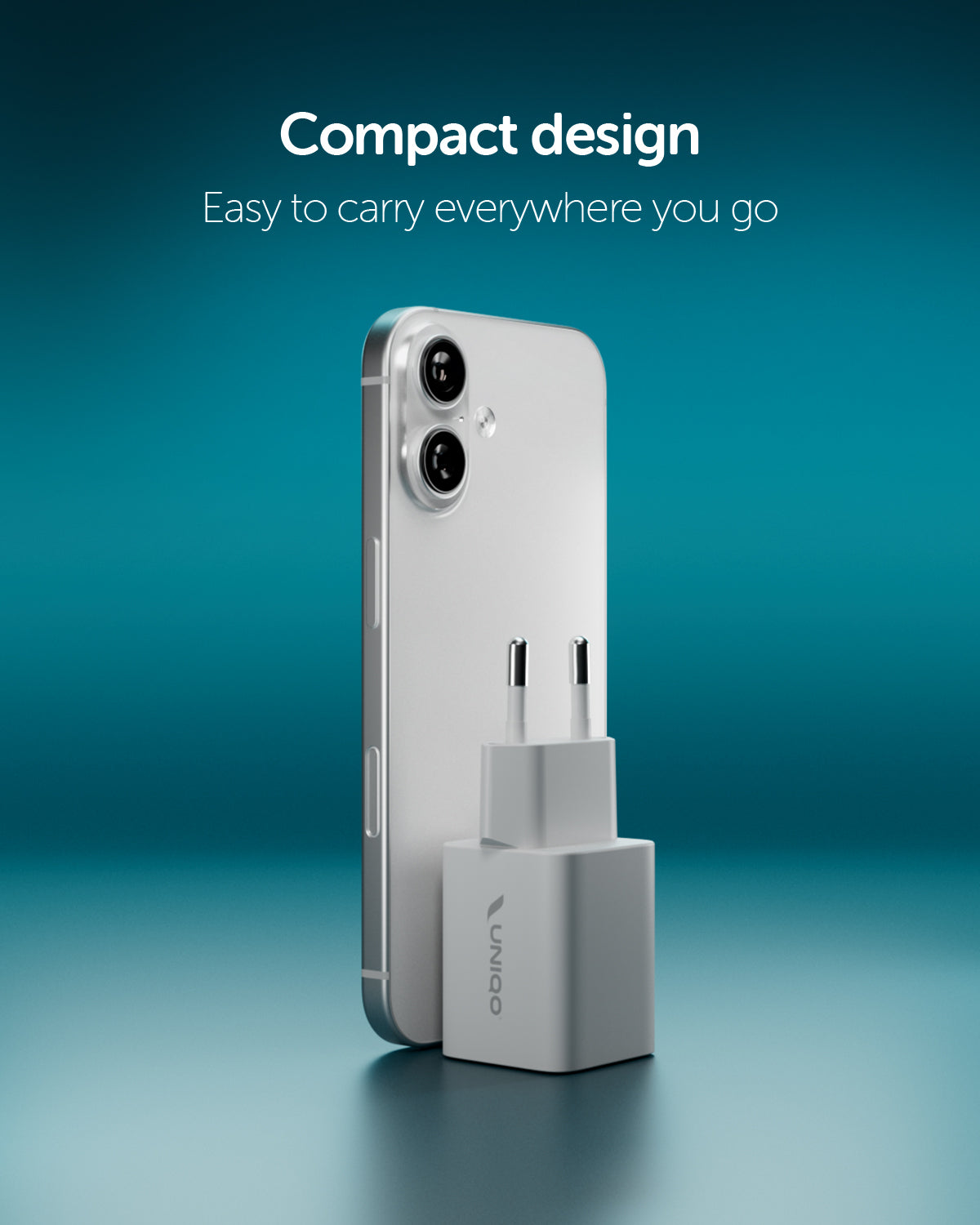Cube 30 caricatore GaN compatto con porta USB-C 30W Power Delivery