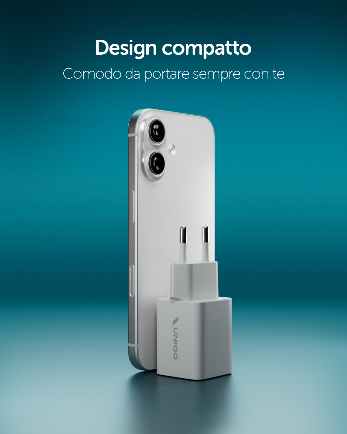 Cube 30 caricatore GaN compatto con porta USB-C 30W Power Delivery