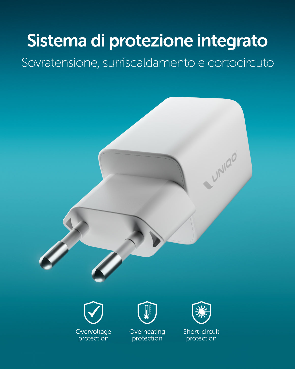 Cube 30 caricatore GaN compatto con porta USB-C 30W Power Delivery