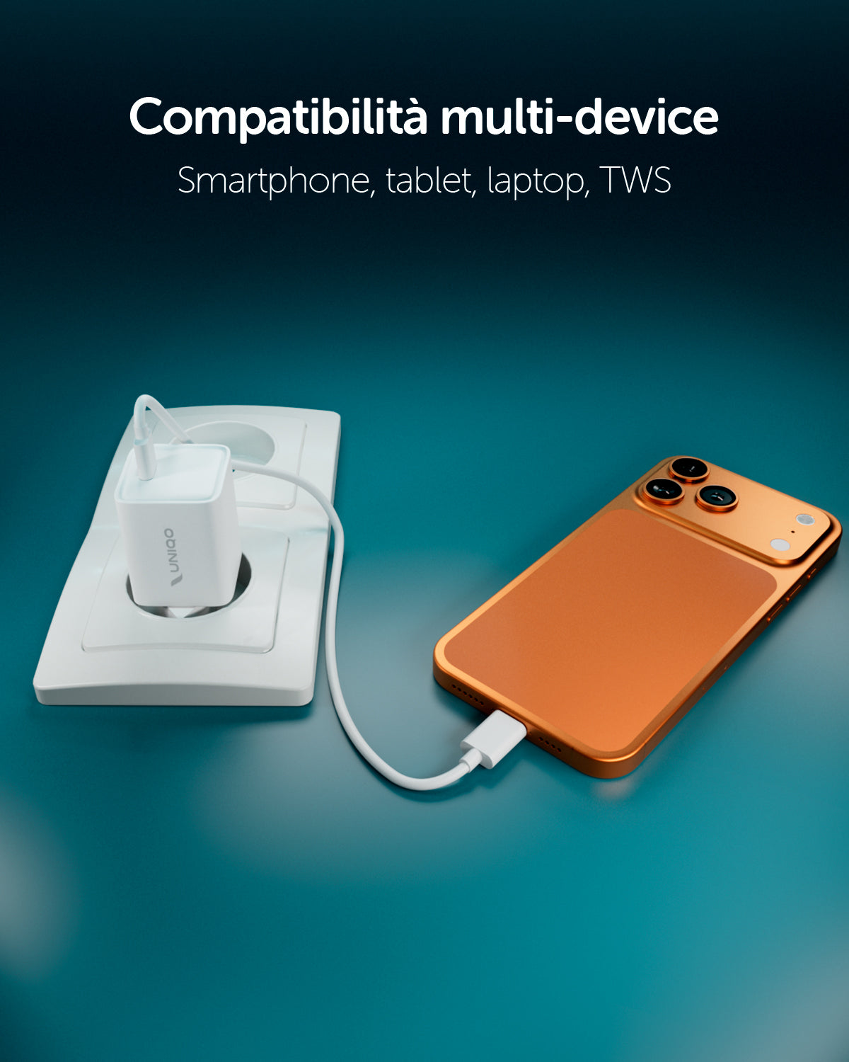 Cube 45 caricatore GaN USB-C 45W Power Delivery