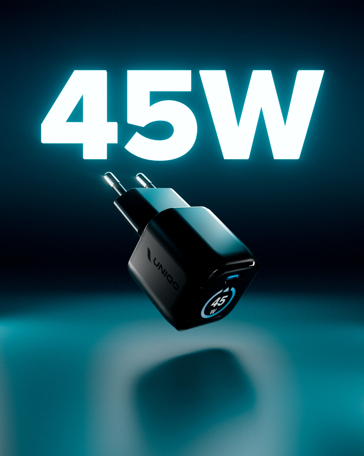 45W Charger Kit with USB-C Port, Integrated TFT Display and 1.5 m USB-C Cable